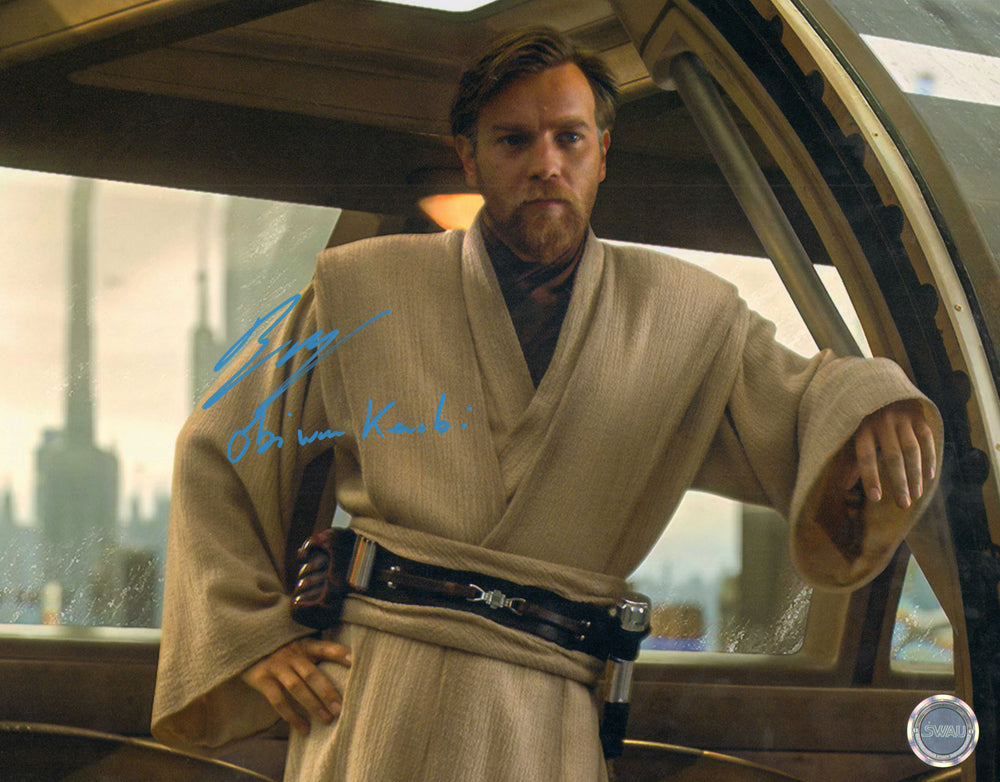 Ewan McGregor as Obi-Wan Kenobi in Star Wars Episode III: Revenge of the Sith (SWAU) Signed 11x14 Photo with Character Name