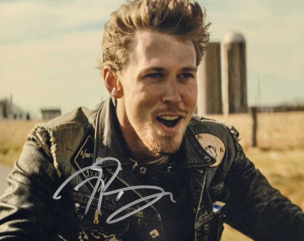 Austin Butler as Benny in The Bikeriders Signed 8x10 Photo