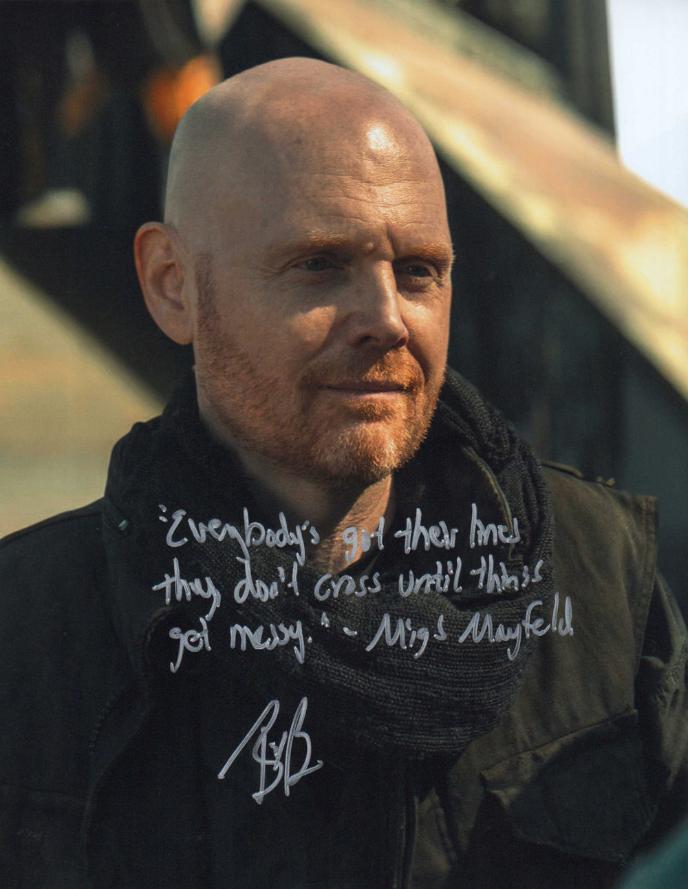 Bill Burr as Migs Mayfield in Star Wars: The Mandalorian Signed 11x14 ...