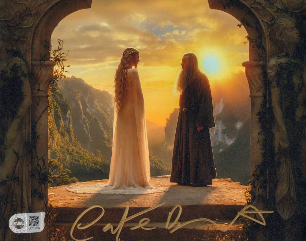 Cate Blanchett as Galadriel with Gandalf in The Hobbit: An Unexpected Journey (SWAU) Signed 8x10 Photo