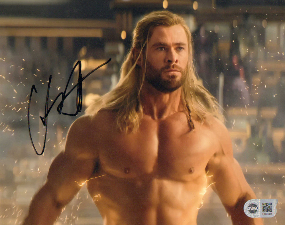 Chris Hemsworth as Nude Thor in Thor: Love and Thunder (SWAU) Signed 8x10 Photo