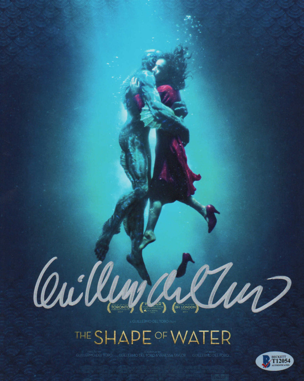 Guillermo del Toro as the Director of The Shape of Water Signed 8x10 Photo