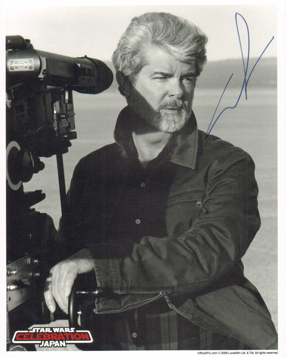 George Lucas Creator / Director of Star Wars (Official Pix Celebration Japan) Signed 8x10 Photo - Rare