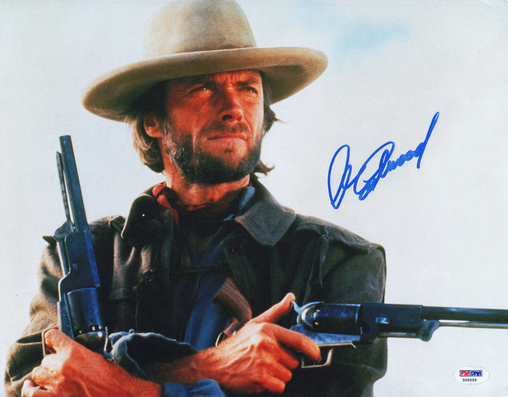 Clint Eastwood as Josey Wales in The Outlaw Josey Wales (PSA) Signed 11x14 Photo