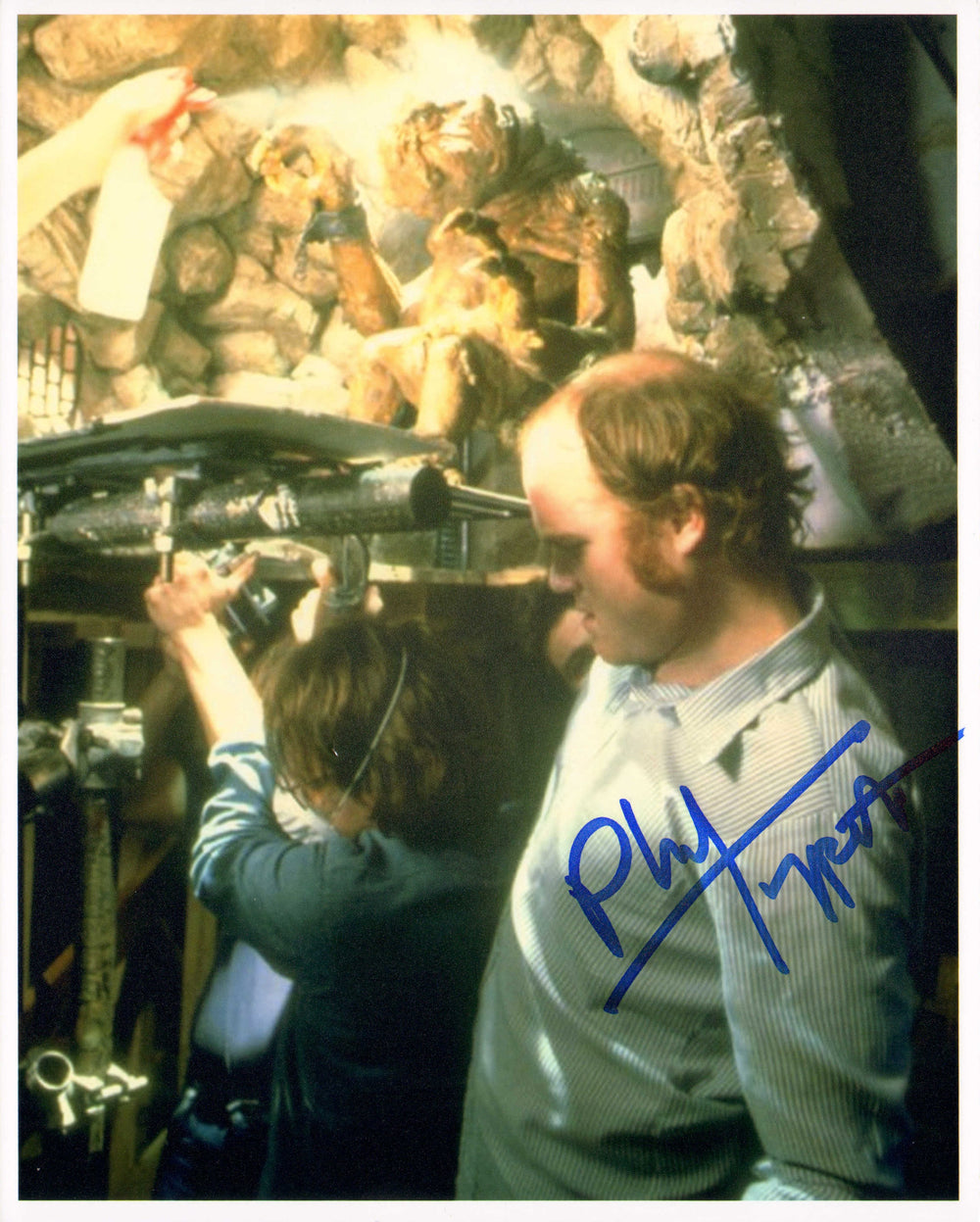 Phil Tippett ILM Visual Effects Artist Behind the Scenes of Star Wars: The Empire Strikes Back Signed 8x10 Photo