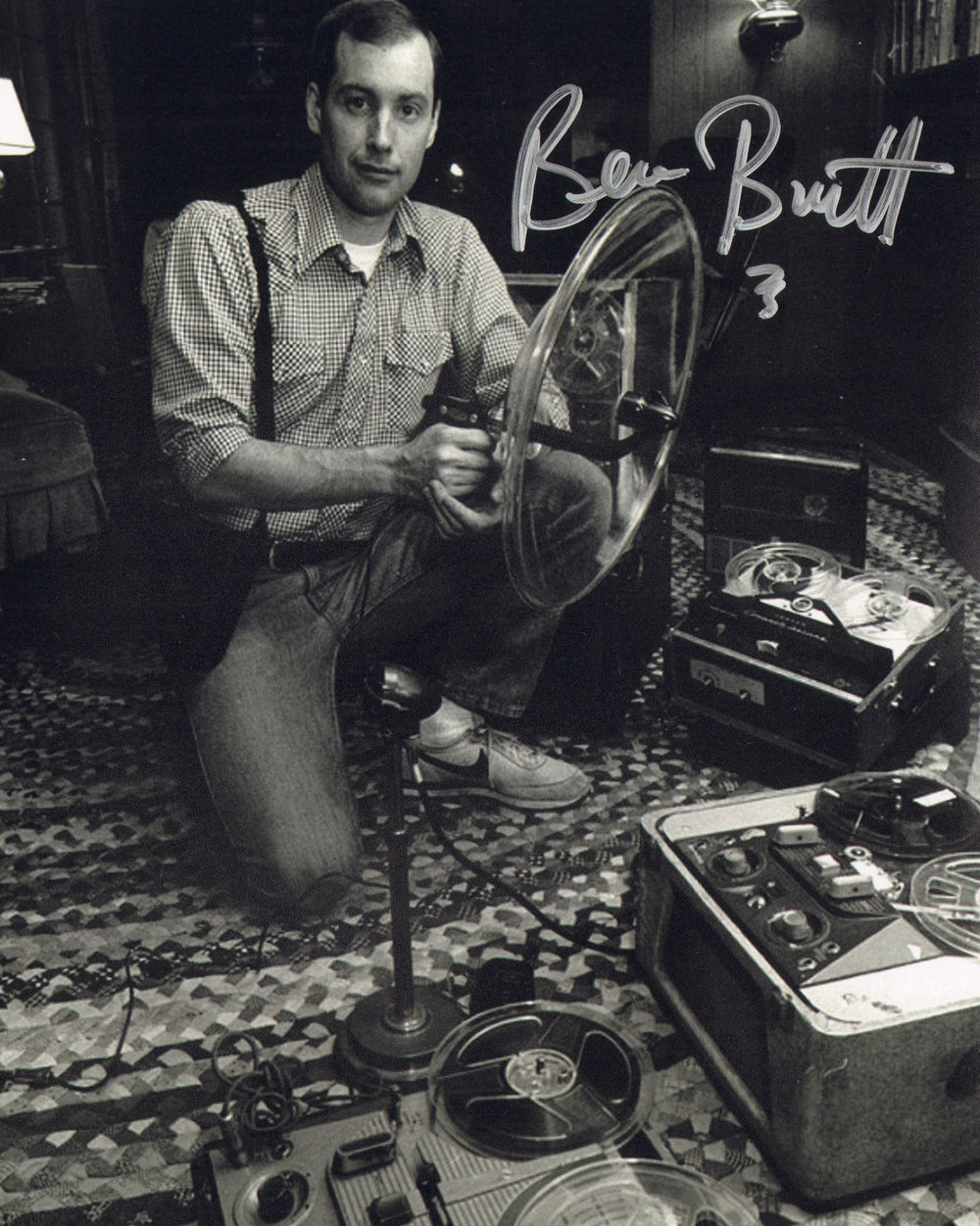 Ben Burtt Sound Designer Behind the Scenes of Star Wars Signed 8x10 Photo