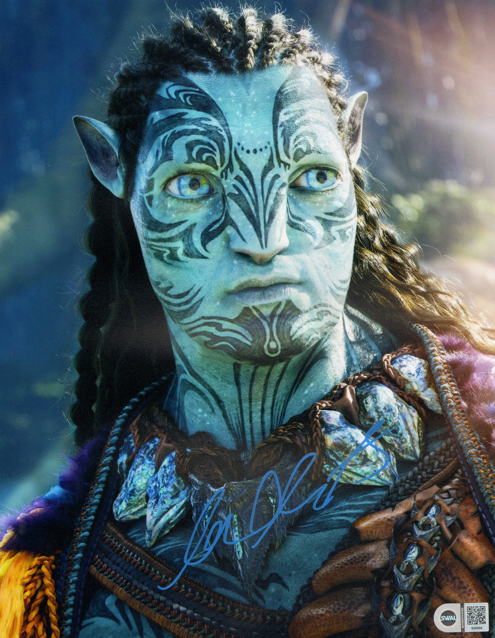 Cliff Curtis as Tonowari in Avatar: The Way of Water (SWAU) Signed 11x14 Photo
