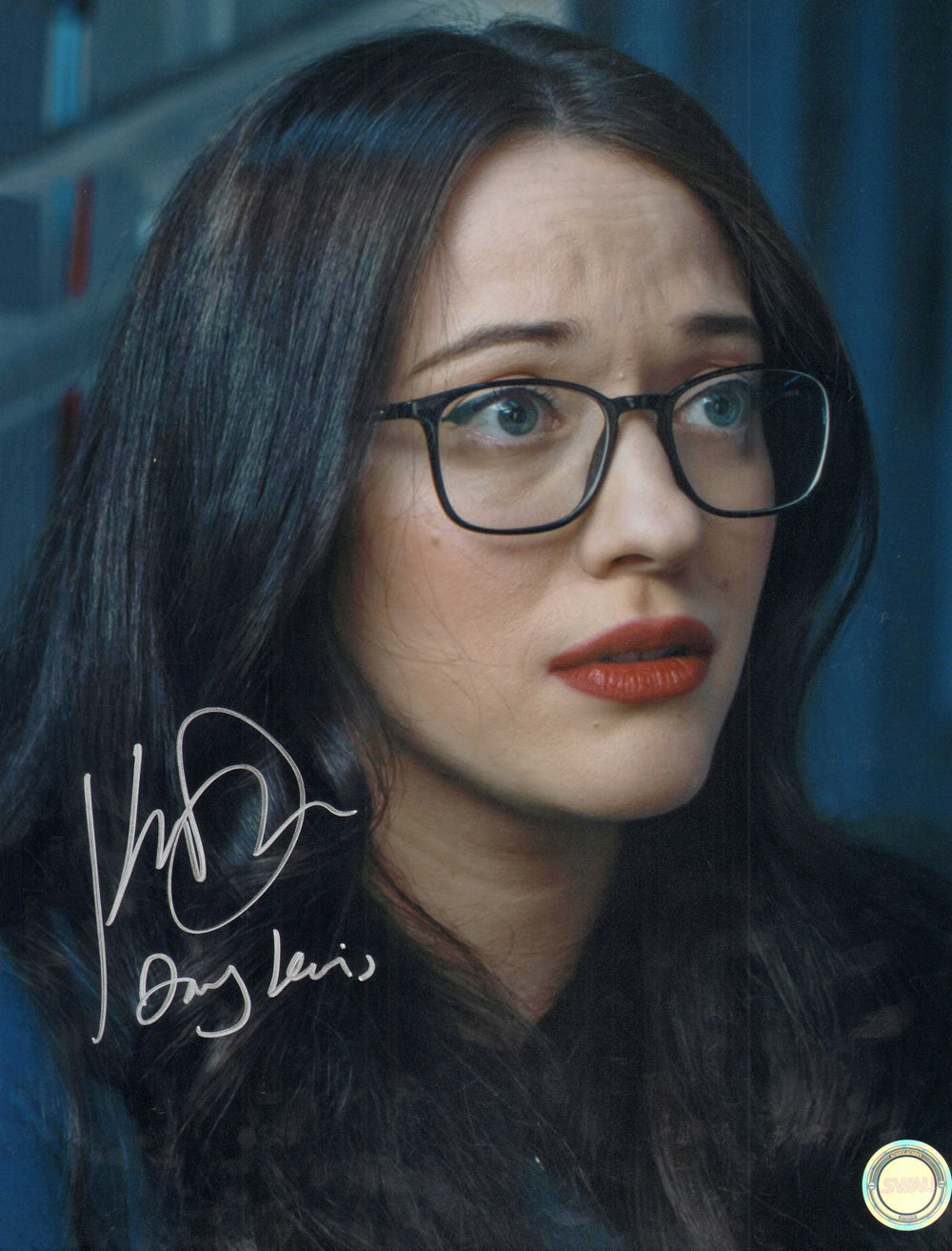 Kat Dennings as Darcy Lewis in WandaVision (SWAU) Signed 11x14 Photo with Character Name