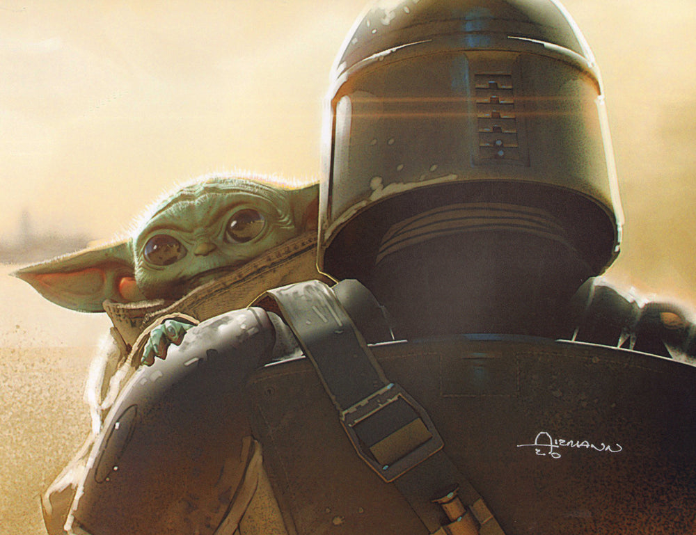 Christian Alzmann Concept Artist of Star Wars: The Mandalorian Signed 11x14 Photo
