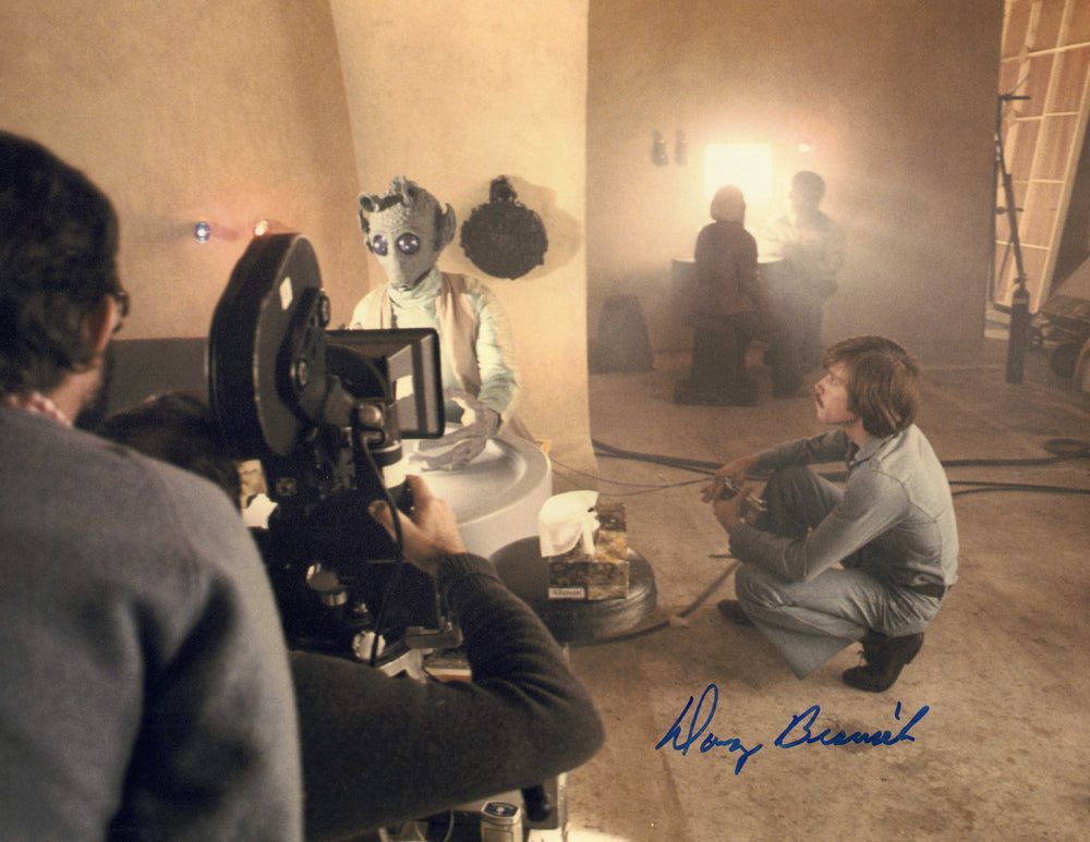 Doug Beswick Cantina Creature Sculptor Behind the Scenes of Star Wars: A New Hope Signed 11x14 Photo