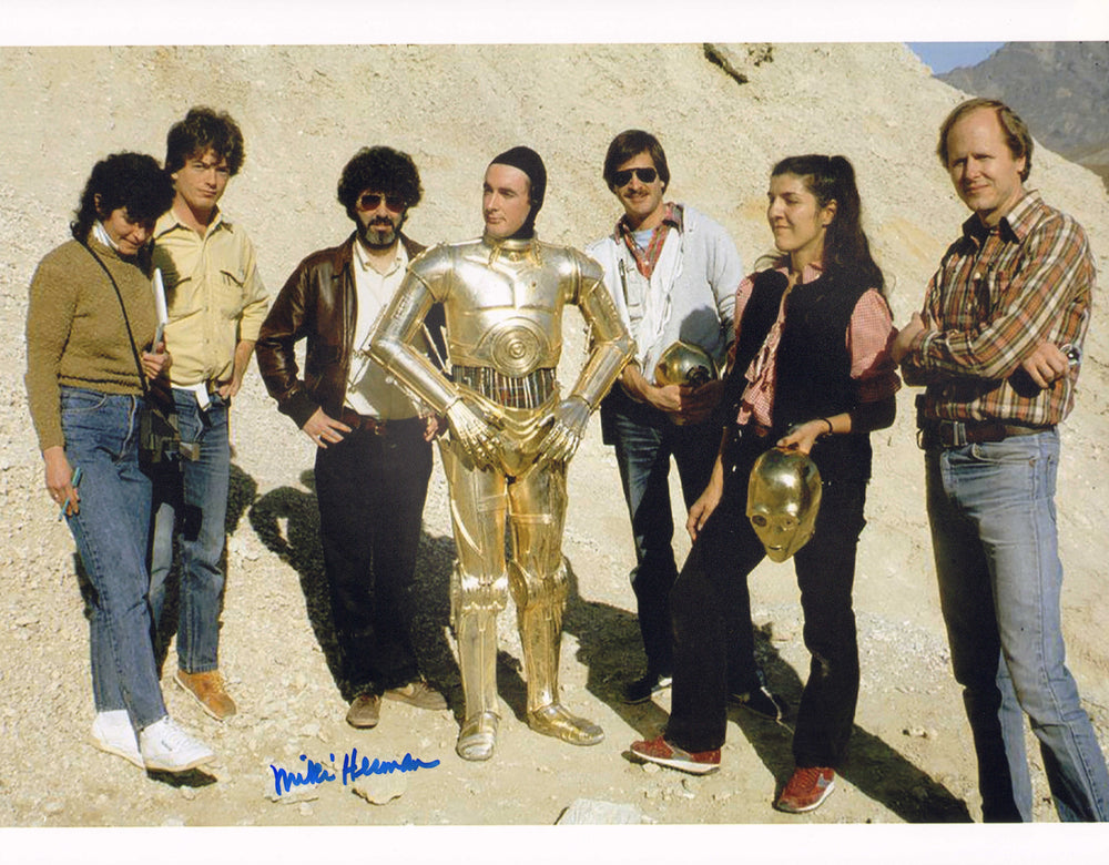 Miki Herman Behind the Scenes of Star Wars Signed 11x14 Photo