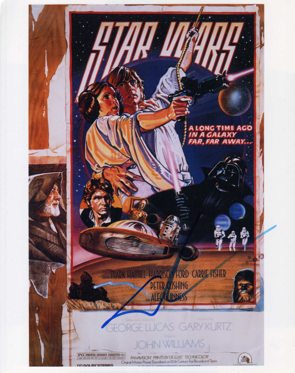 George Lucas Creator/Director of Star Wars: A New Hope Signed 8x10 Photo