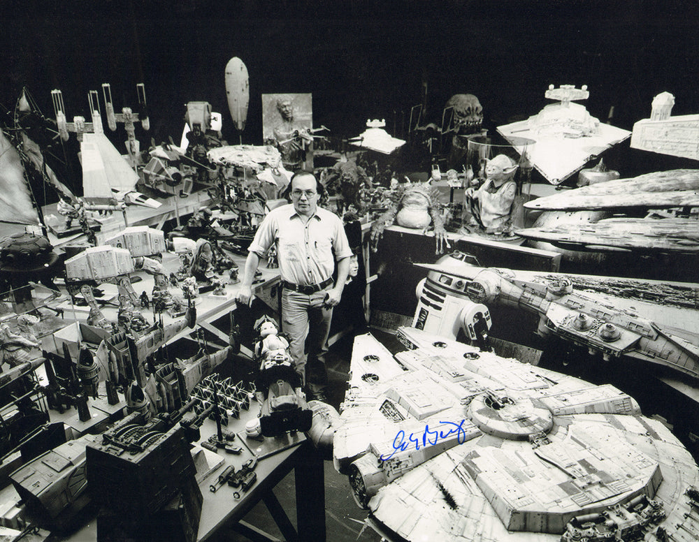 Charlie Bailey Behind the Scenes of Star Wars Signed 11x14 Photo