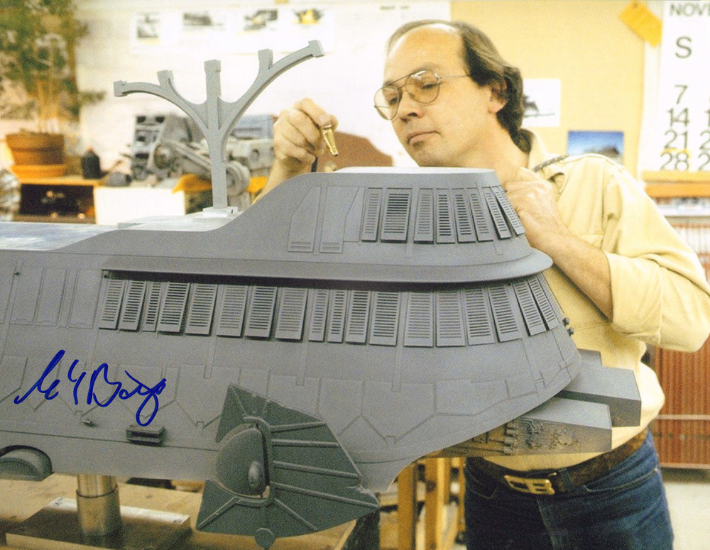 Charlie Bailey Behind the Scenes of Star Wars Signed 11x14 Photo
