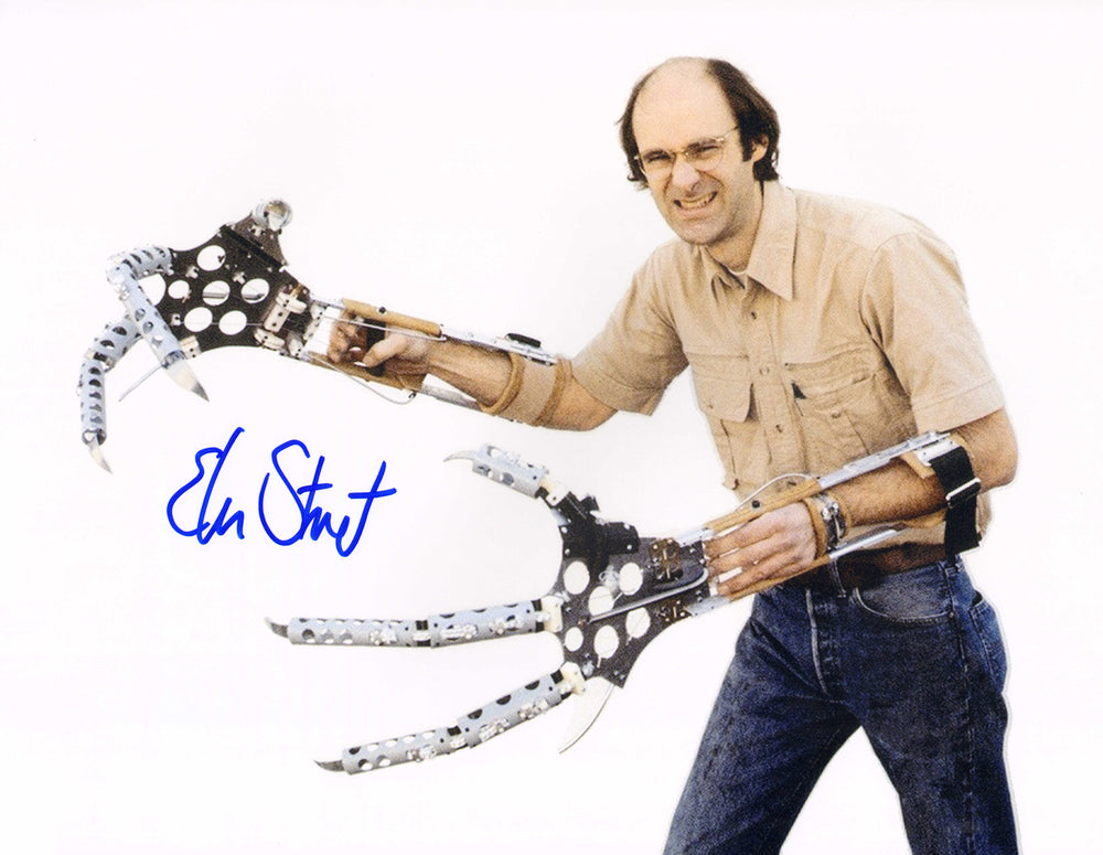 Eben Stromquist with Claws Behind the Scenes of Star Wars: Return of the Jedi Signed 11x14 Photo