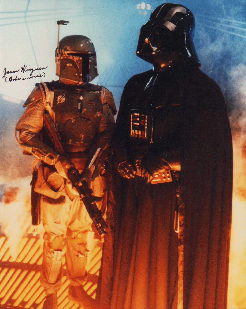 Jason Wingreen as Boba Fett in Star Wars: The Empire Strikes Back Signed 8x10 Photo