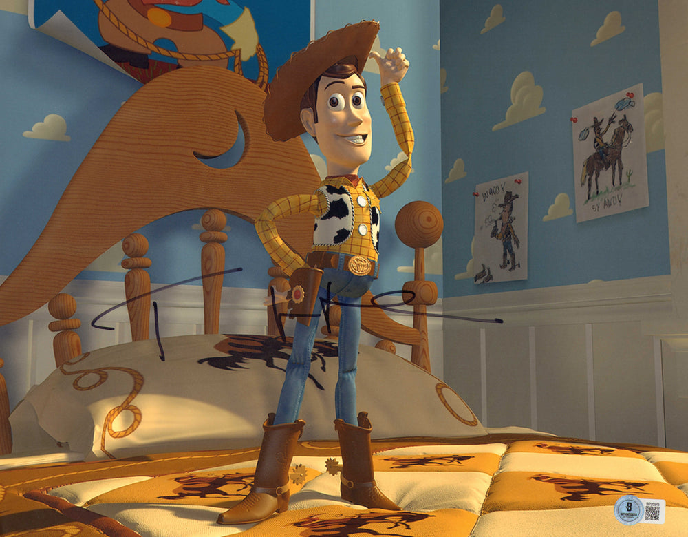 Tom Hanks as Woody in Toy Story (Beckett) Signed 11x14 Photo
