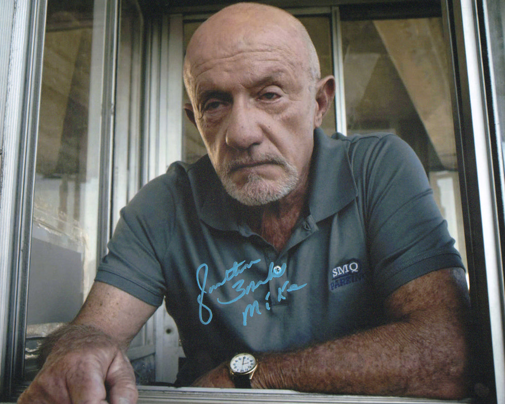 Jonathan Banks as Mike Ehrmantraut in Breaking Bad (KaPow) Signed 11x14 Photo