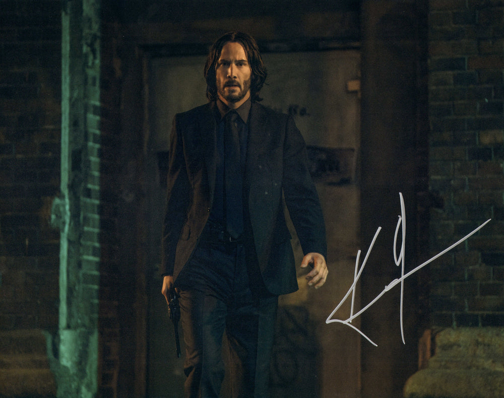 Keanu Reeves as John Wick in John Wick: Chapter 4 Signed 11x14 Photo