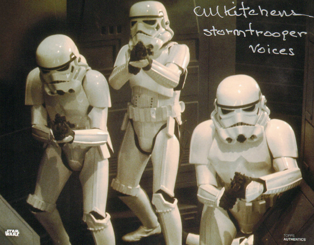 Colin Kitchens as the Voice of Stormtroopers in Star Wars: A New Hope Signed 8x10 Photo