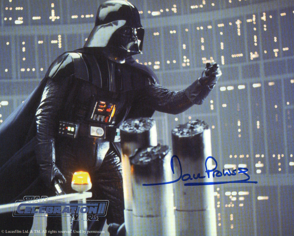 Dave Prowse as Darth Vader in Star Wars: The Empire Strikes Back (Official Pix Celebration II) Signed 8x10 Photo