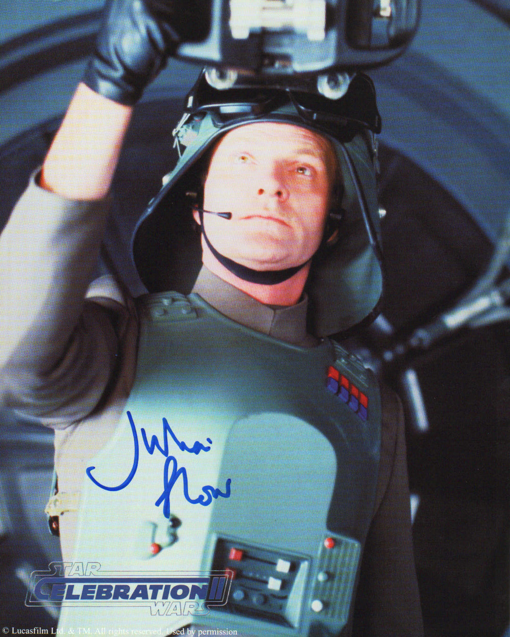 Julian Glover as General Veers in Star Wars: The Empire Strikes Back (Official Pix Celebration II) Signed 8x10 Photo