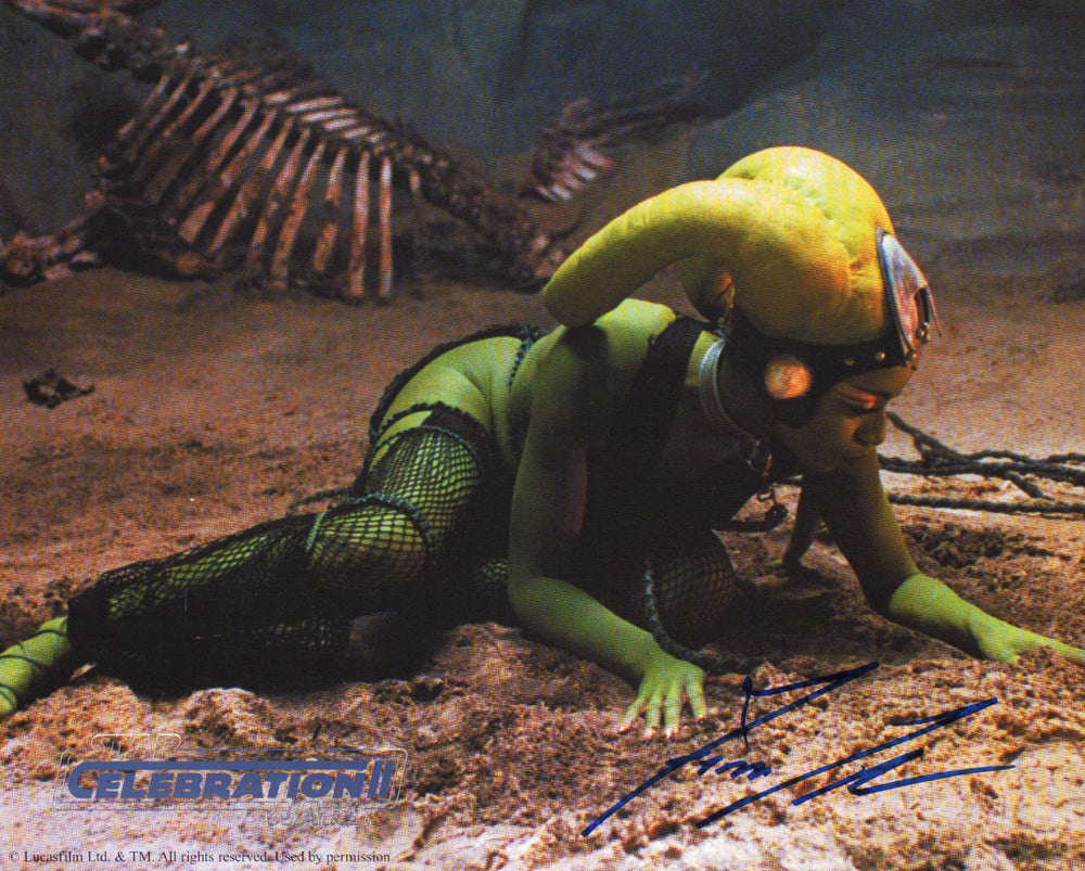 Femi Taylor as Oola in Star Wars: Return of the Jedi (Official Pix Celebration II) Signed 8x10 Photo