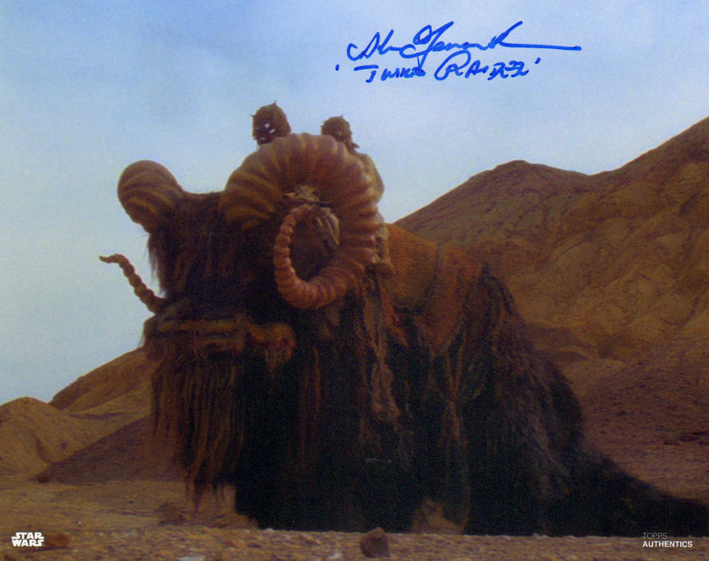 Alan Fernandes as Tusken Raider in Star Wars: A New Hope Signed 8x10 Photo with Character Name