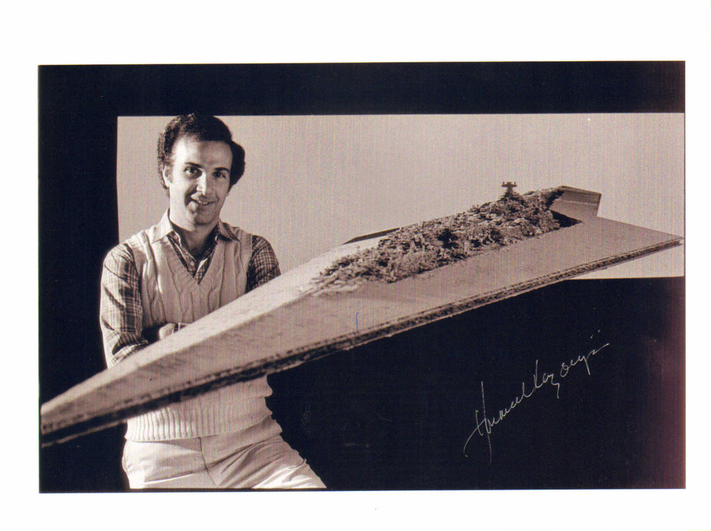 Howard Kazanjian Producer of Star Wars: The Empire Strikes Back with Executor Model (SWAU) Signed 8x10.5 Photo
