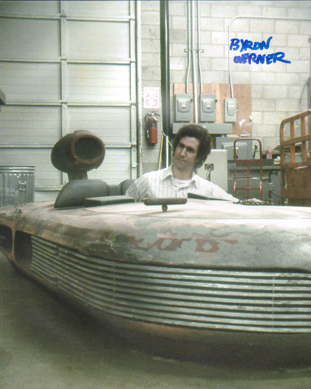 Byron Werner Behind the Scenes of Star Wars Signed 8x10 Photo