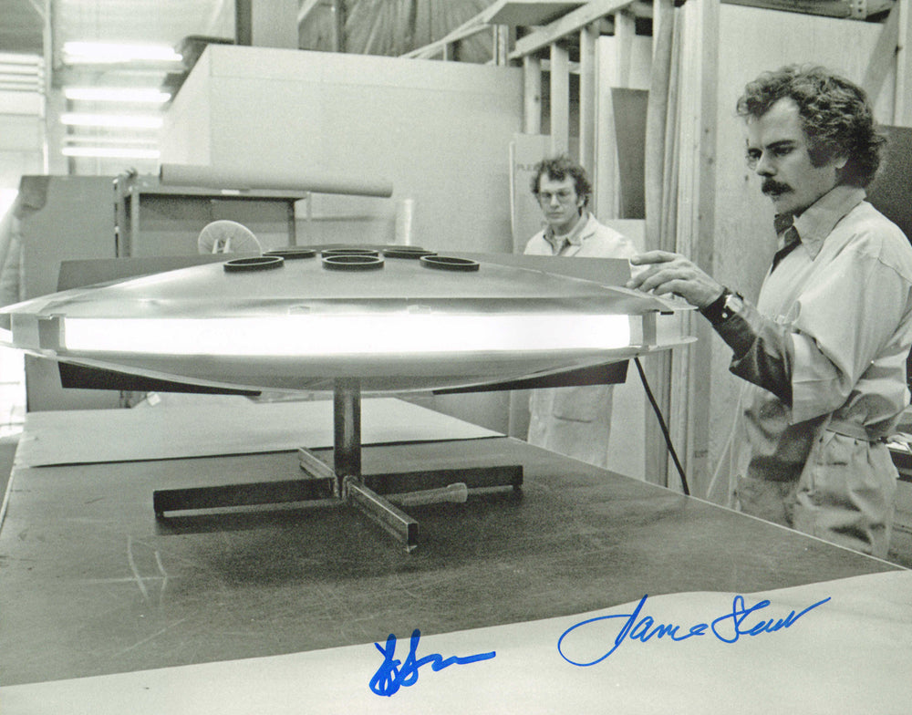 Jamie Shourt & William Shourt Behind the Scenes of Star Wars Signed 11x14 Photo