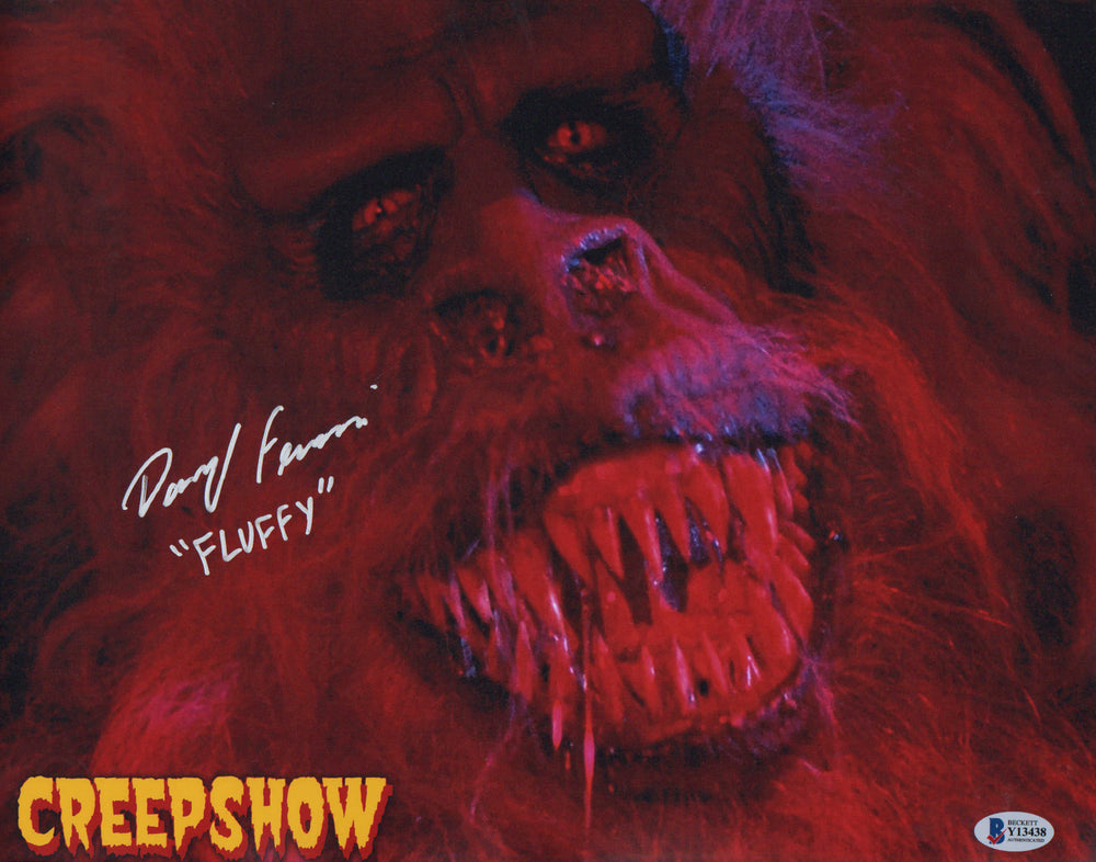 Darryl Ferrucci as Fluffy in Creepshow (Beckett) Signed 11x14 Photo with Character Name