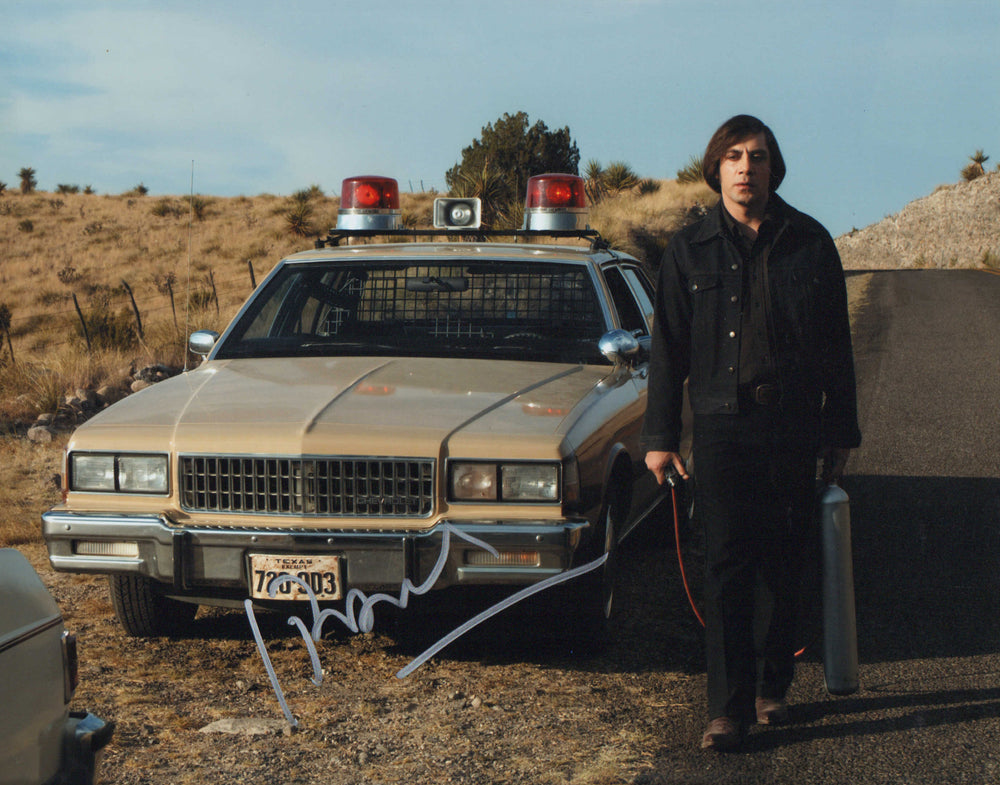 Javier Bardem as Anton Chigurh in No Country For Old Men Signed 11x14 Photo