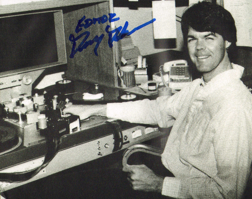 Duwayne Dunham Behind the Scenes of Star Wars Signed 8x10 Photo with 'Editor' Moniker