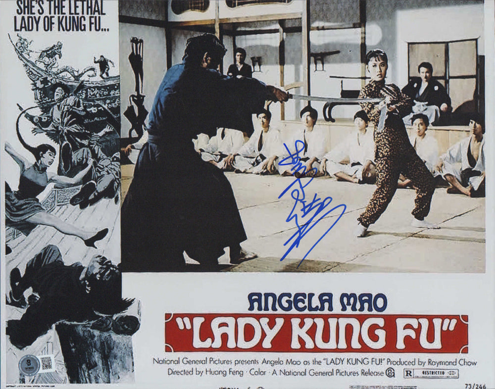 Angela Mao as Yu Ying in Lady Kung Fu (Beckett) Signed 11x14 Photo
