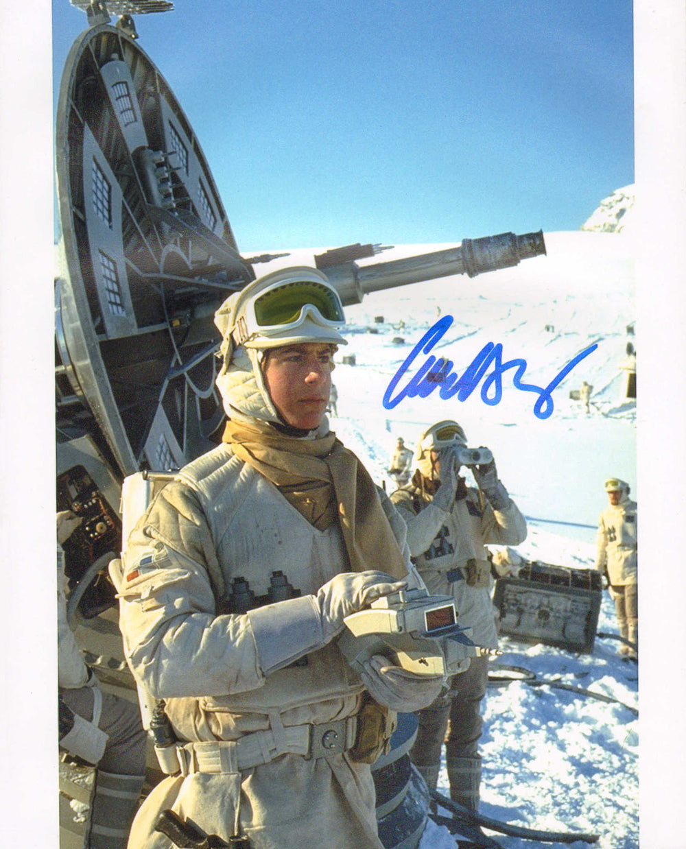 Carl Bang as Hoth Rebel Soldier in Star Wars: The Empire Strikes Back Signed 8x10 Photo