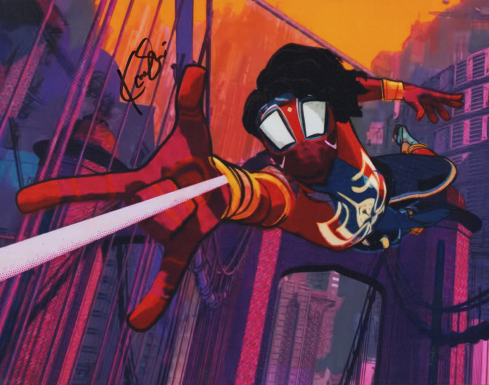 Karan Soni as Pavitr Prabhakar/Spider-Man India in Spider-Man: Across the Spider-Verse Signed 11x14 Photo