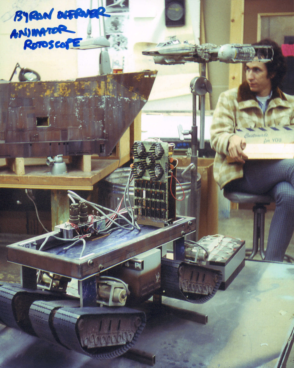Byron Werner Behind the Scenes of Star Wars Signed 8x10 Photo