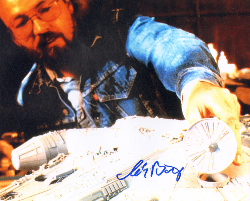 Charlie Bailey Behind the Scenes of Star Wars Signed 8x10 Photo