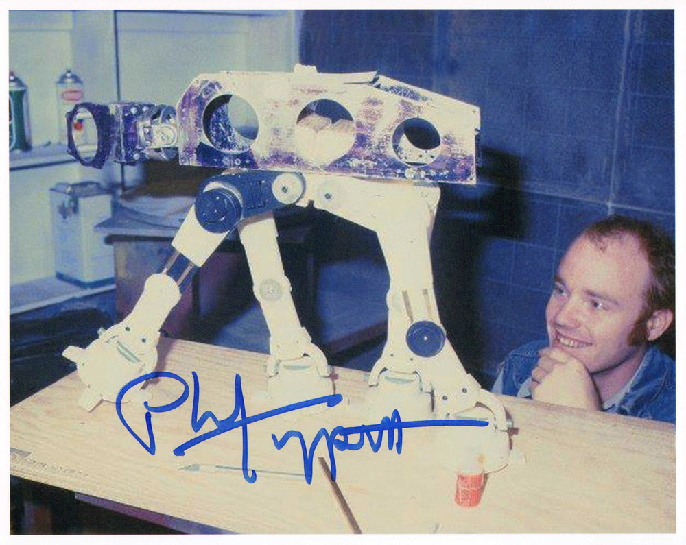 Phil Tippett Behind the Scenes of Star Wars Signed 8x10 Photo