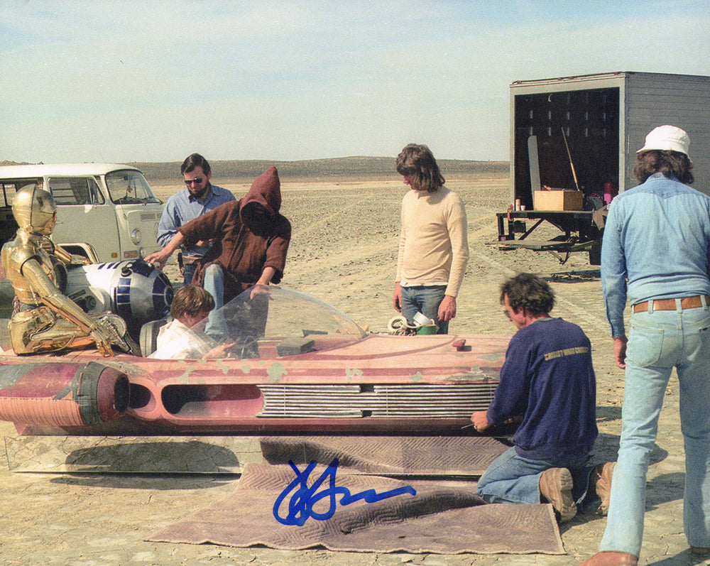 William Shourt Behind the Scenes of Star Wars Signed 8x10 Photo