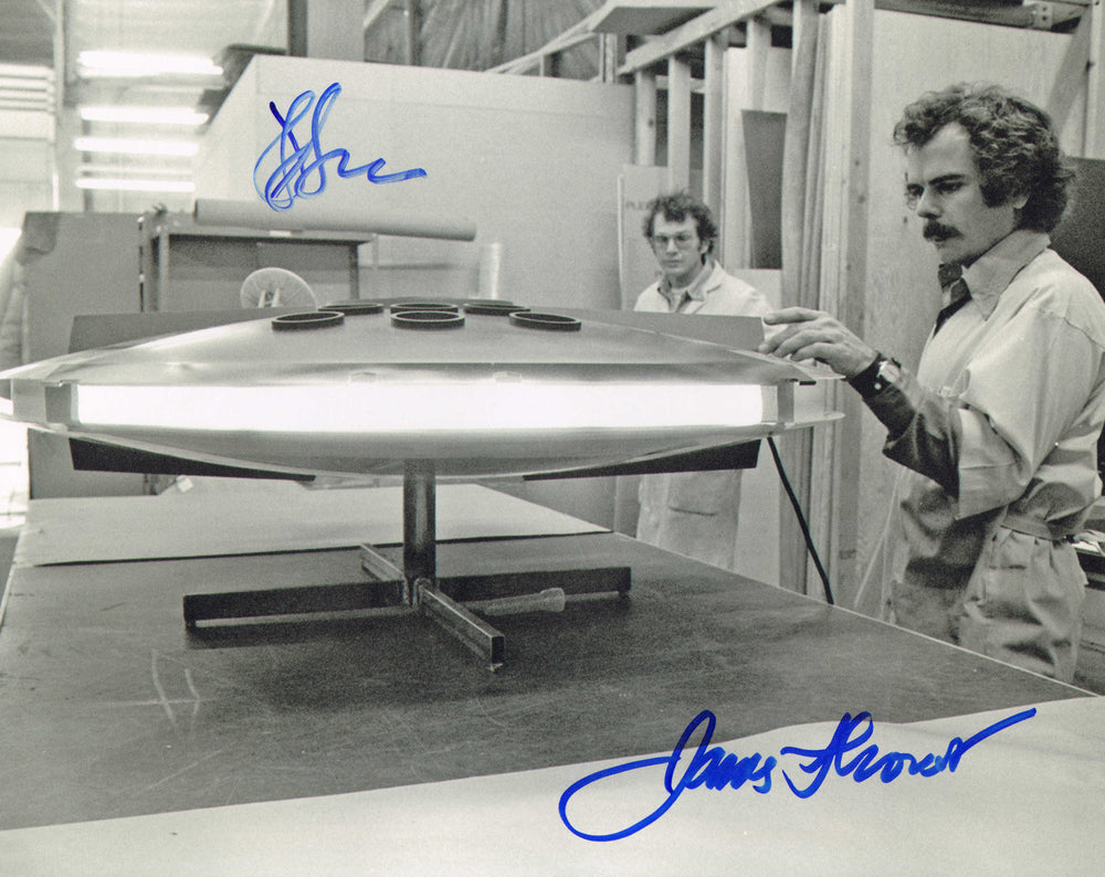 Jamie Shourt & William Shourt Behind the Scenes of Star Wars Signed 8x10 Photo