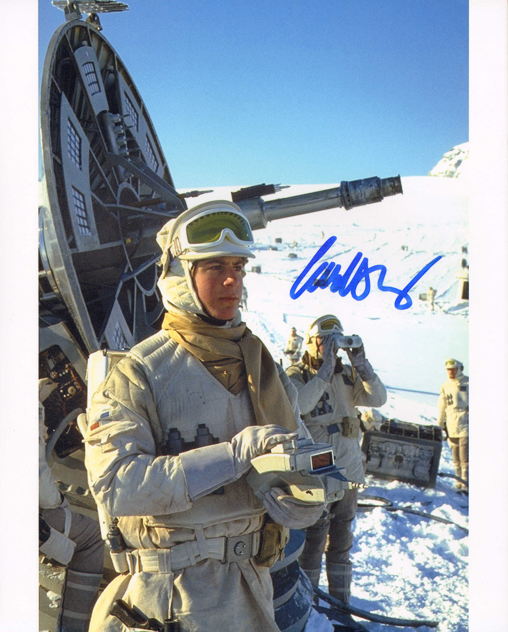 Carl Bang as Hoth Rebel Soldier in Star Wars: The Empire Strikes Back Signed 8x10 Photo