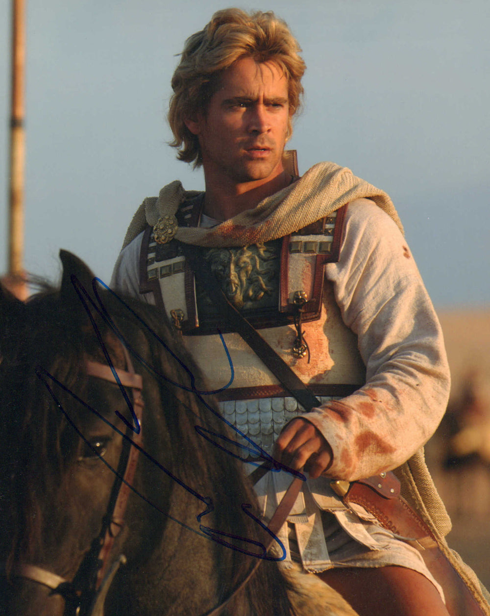 Colin Farrell as Alexander The Great in Alexander Signed 8x10 Photo