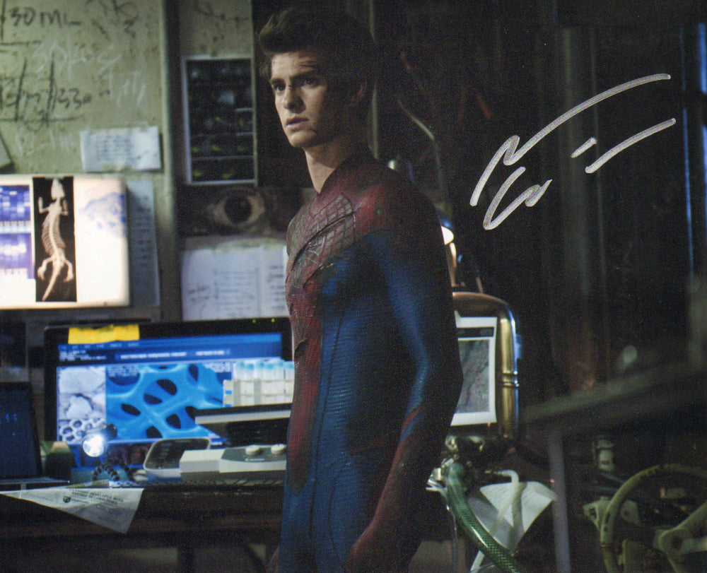 Andrew Garfield as Spider-Man in The Amazing Spider-Man Signed 8x10 Photo