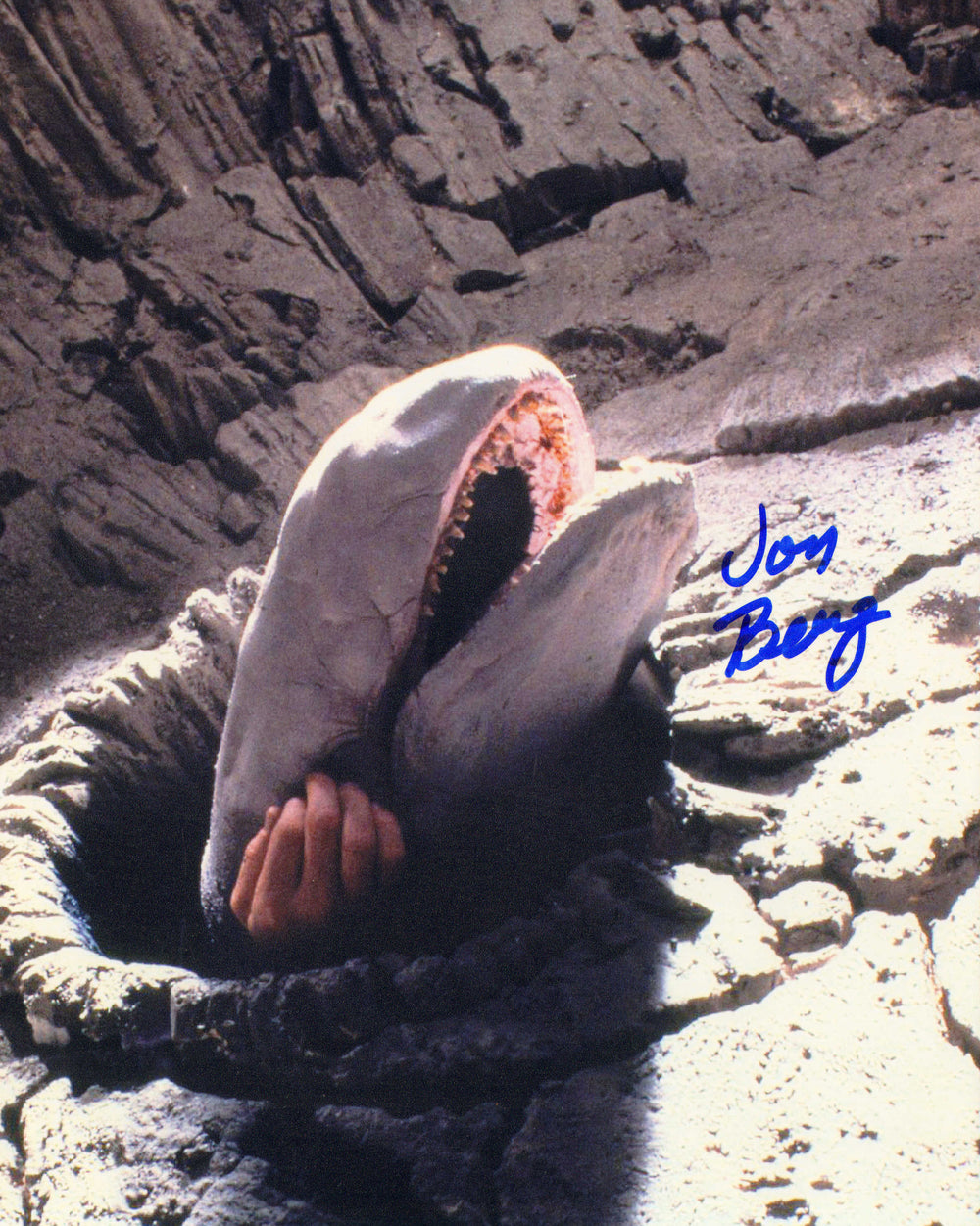 Jon Berg Behind the Scenes of Star Wars: The Empire Strikes Back ILM Visual Effects Artist Signed 8x10 Photo