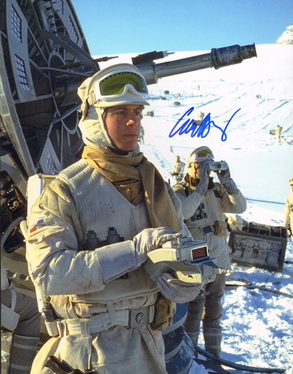 Carl Bang as Hoth Rebel Soldier in Star Wars: The Empire Strikes Back Signed 11x14 Photo
