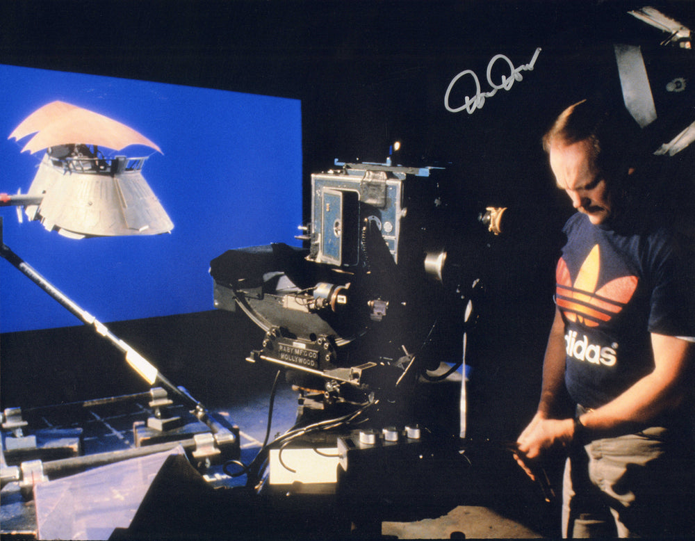 Don Dow Behind the Scenes of Star Wars: Return of the Jedi Signed 11x14 Photo