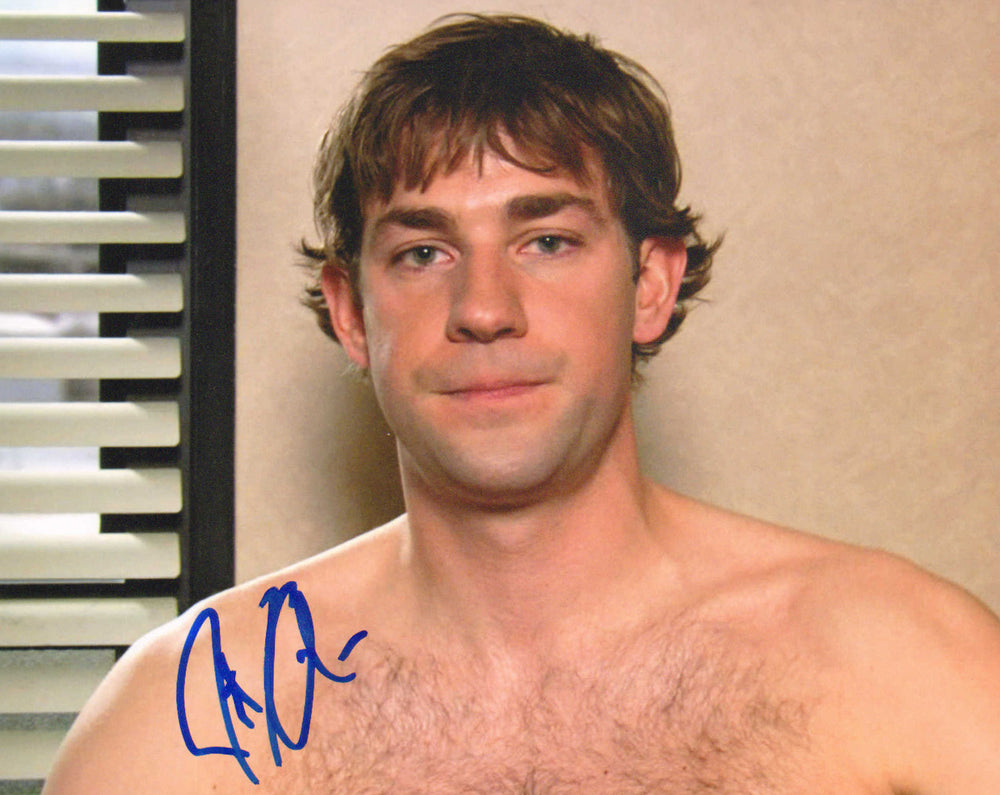 John Krasinski as Jim Halpert in The Office Signed 8x10 Photo