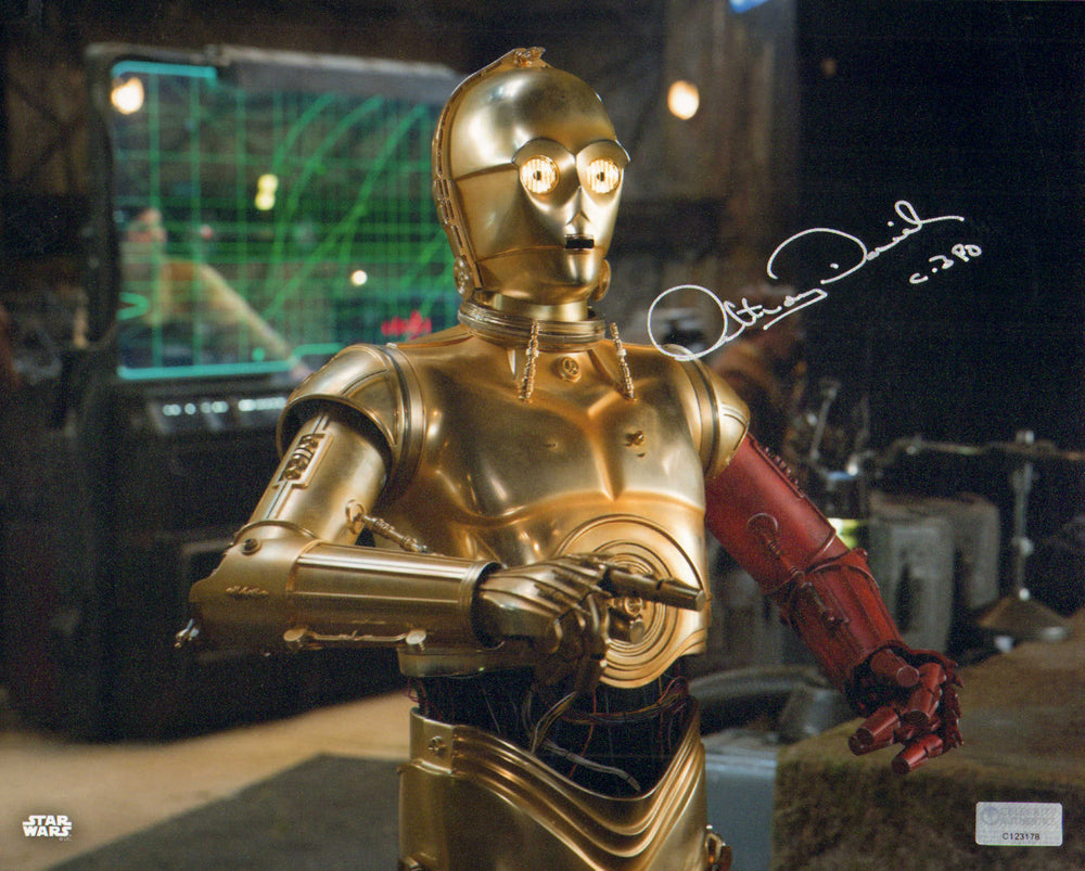 Anthony Daniels as C-3PO in Star Wars: The Force Awakens (Celebrity Authentics) Signed 8x10 Photo with Character Name